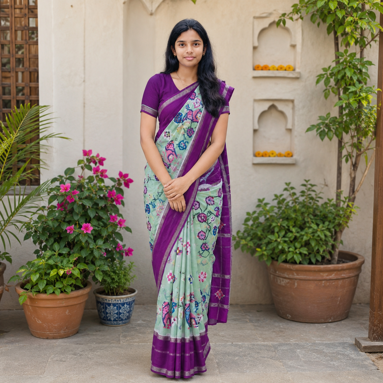 Mangalagiri silk saree