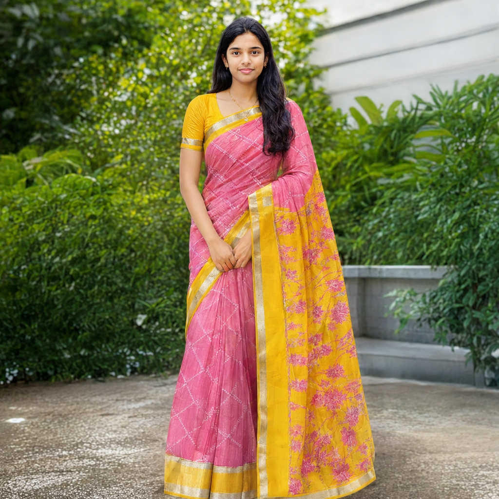 Mangalagiri silk saree