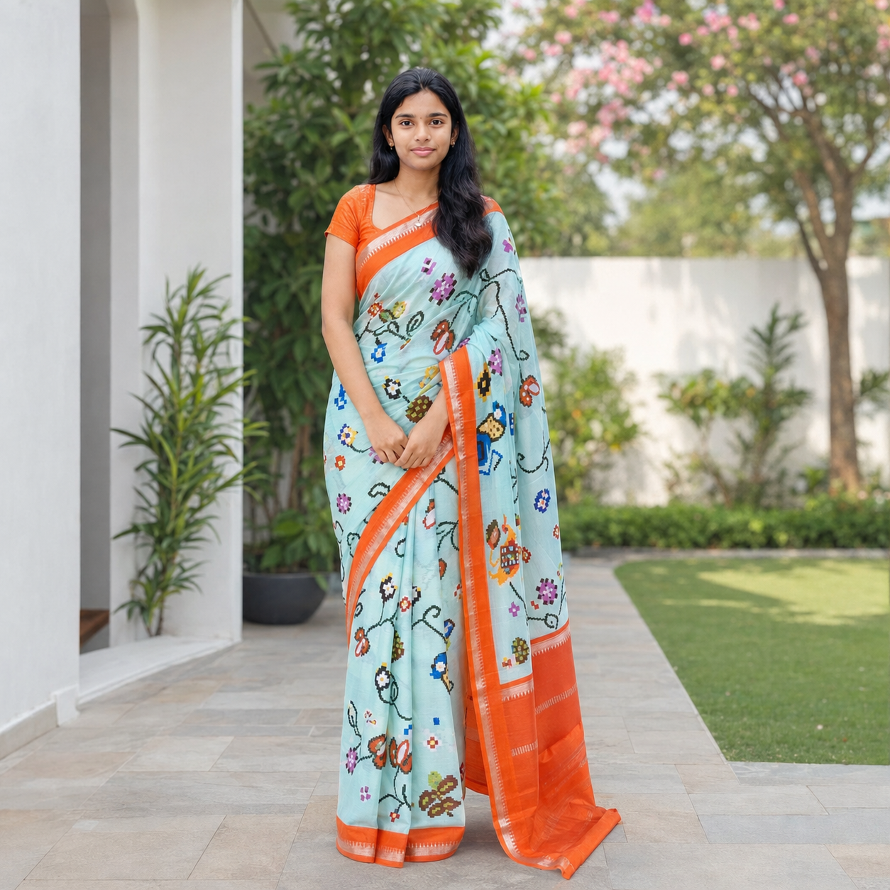 Mangalagiri silk saree