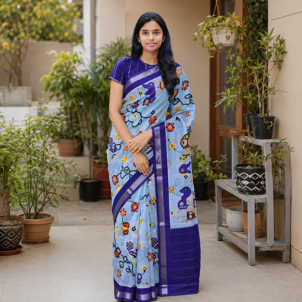 Mangalagiri silk saree