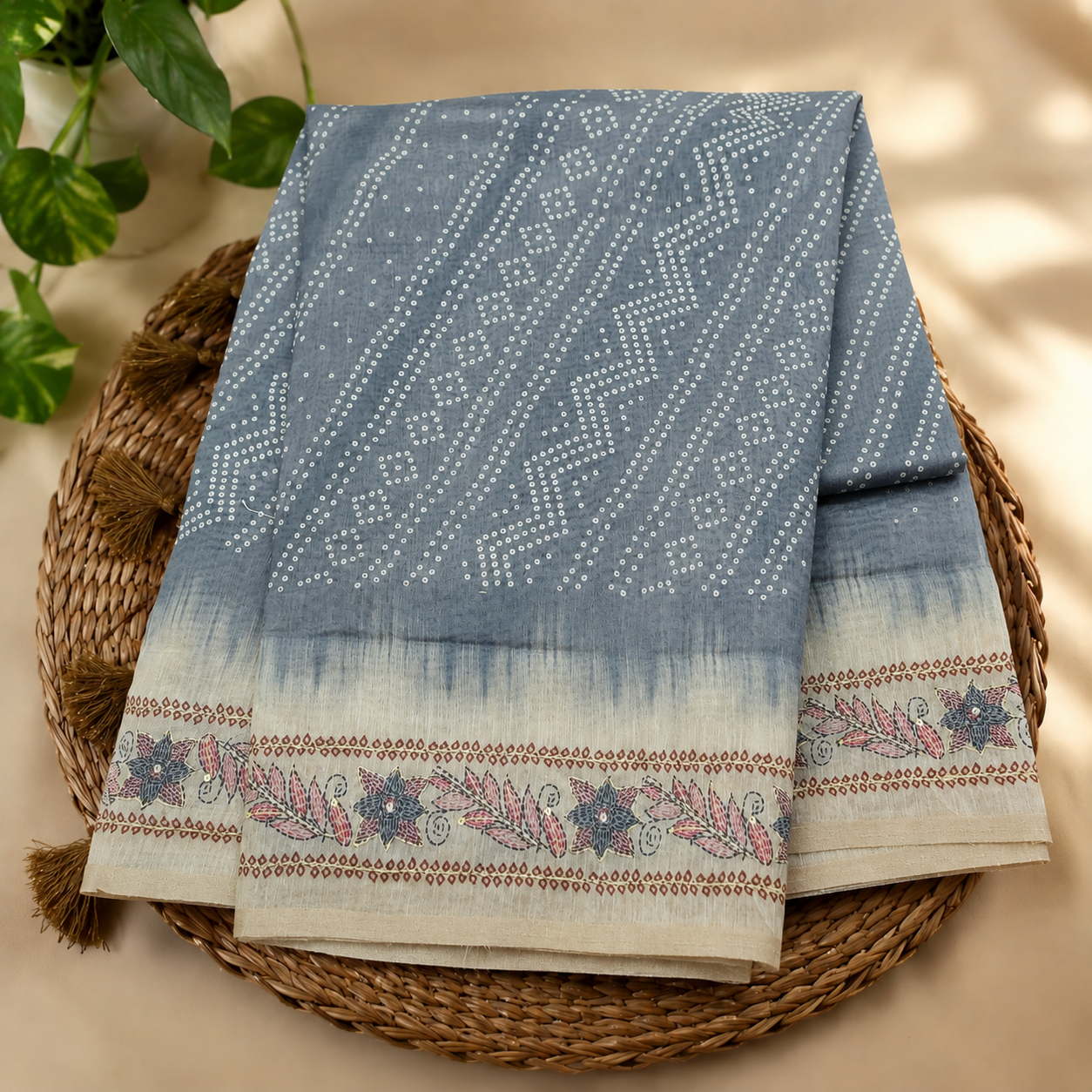 Chanderi cotton saree