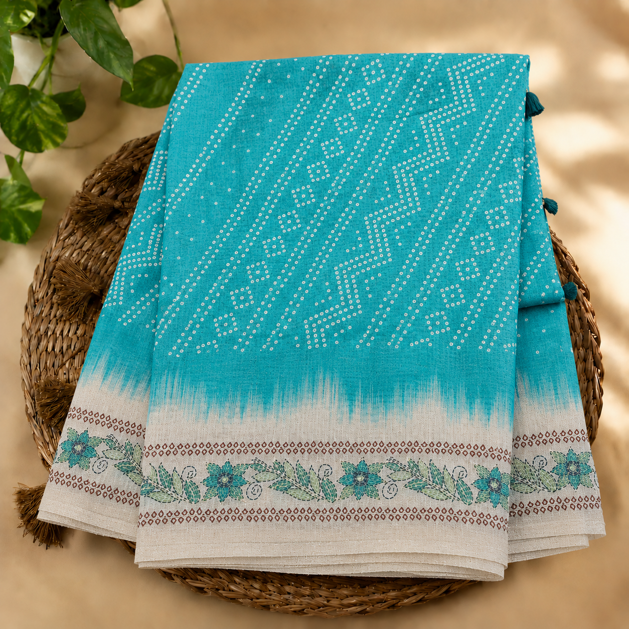 Chanderi cotton saree
