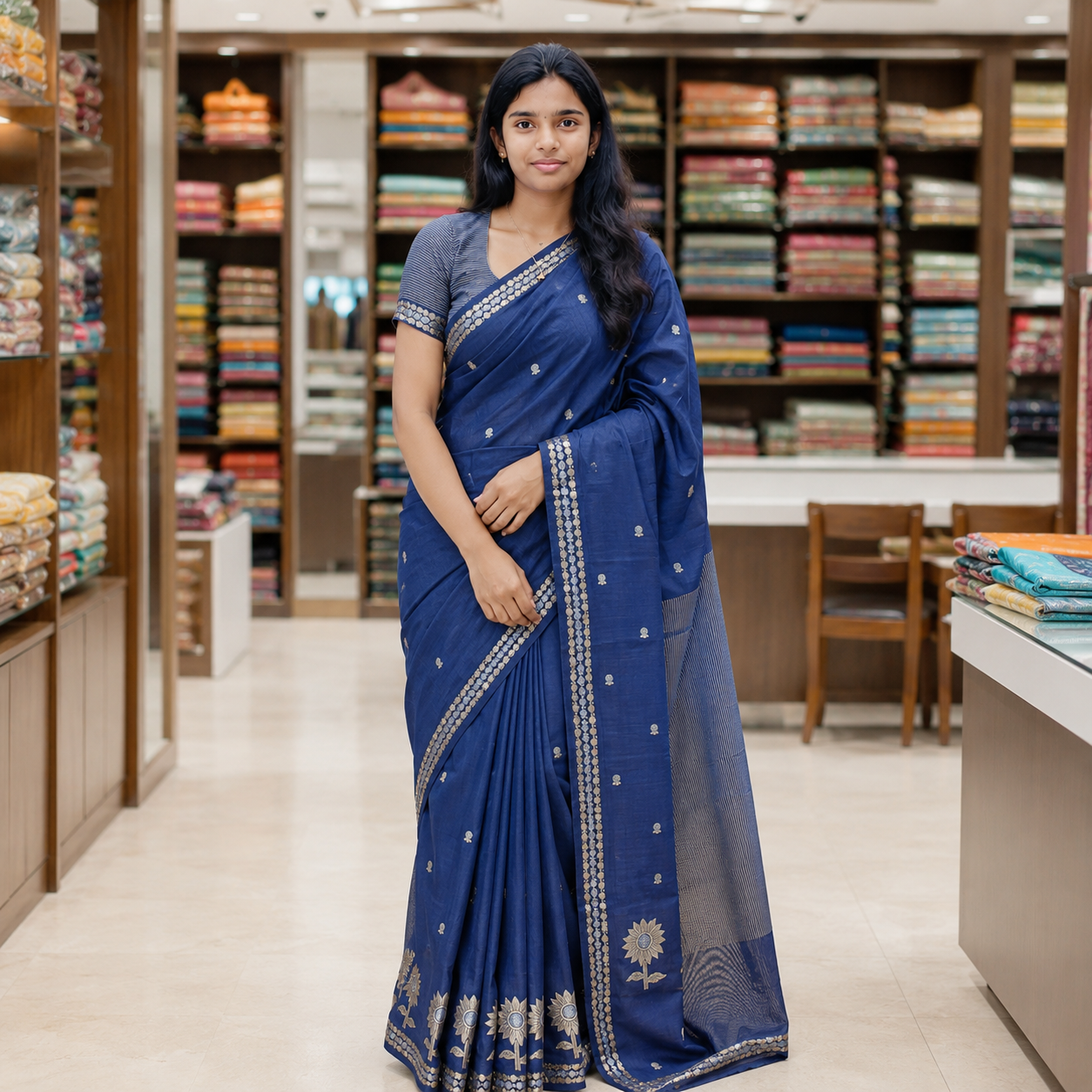 Tussar silk Saree