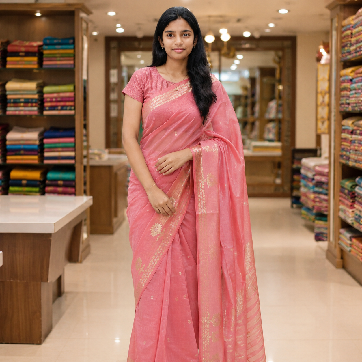 Tussar silk saree