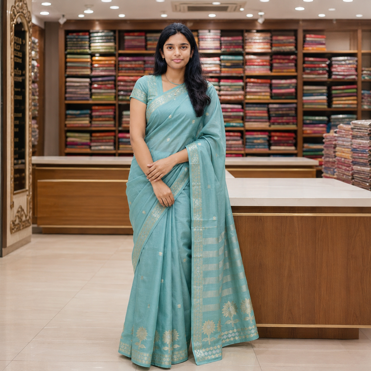 Tussar silk saree