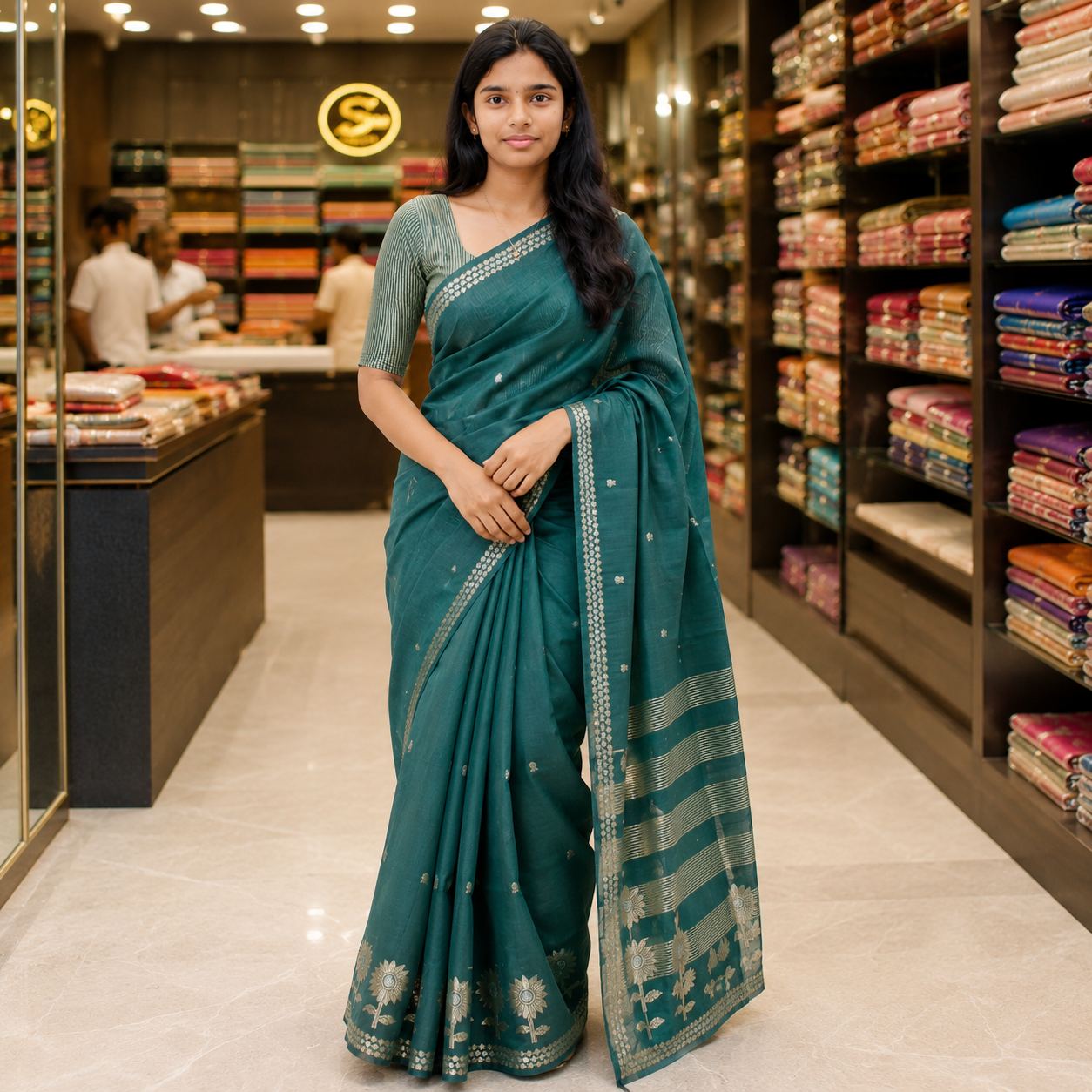 Tussar silk saree