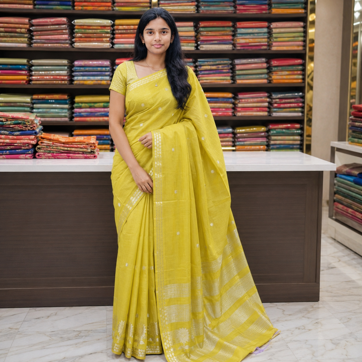 Tussar silk saree