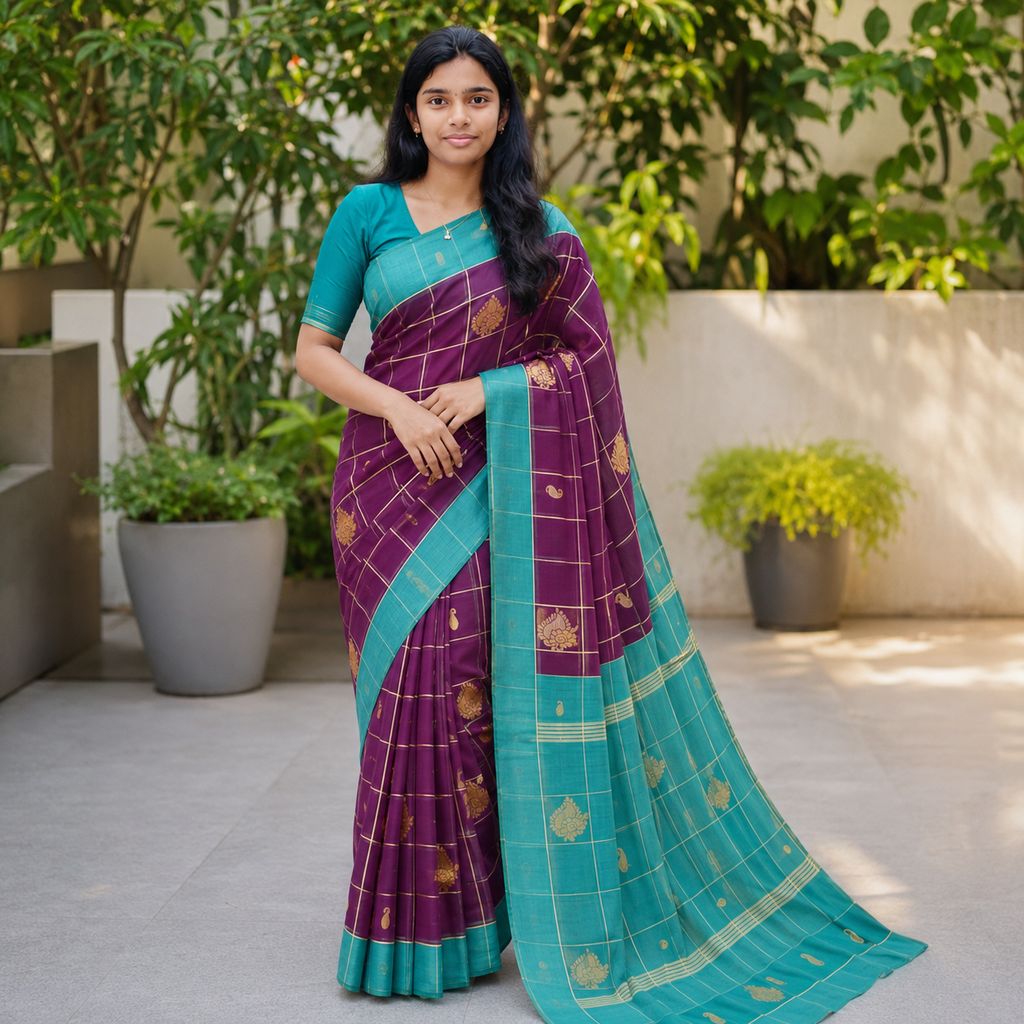 Vegan Silk saree