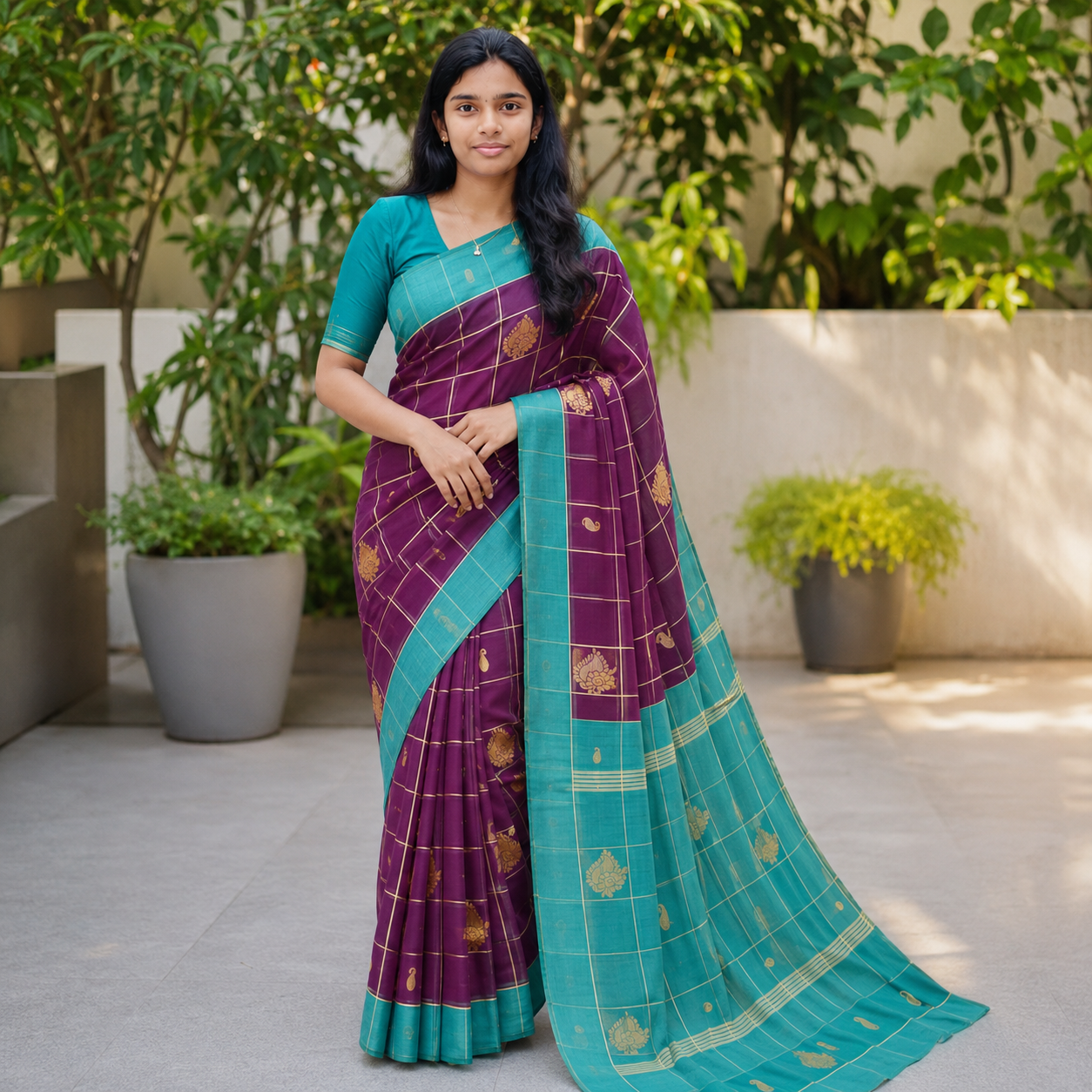 Vegan Silk saree