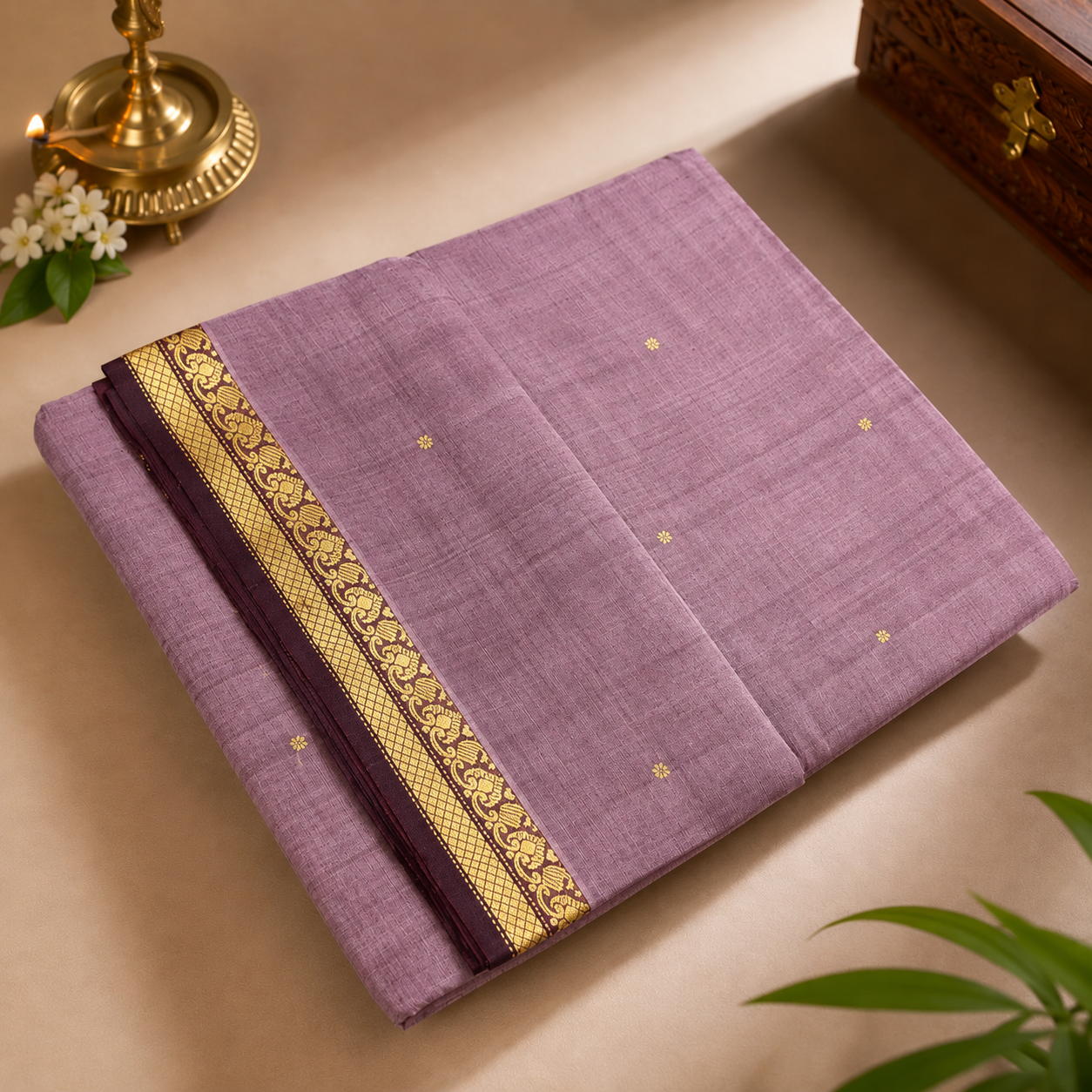 Vegan silk saree