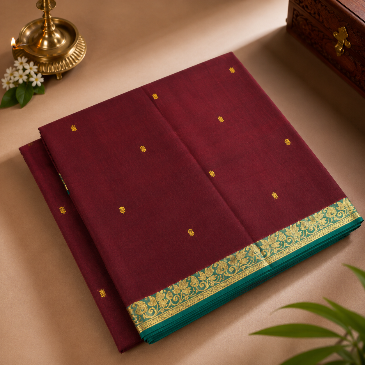 Vegan silk saree