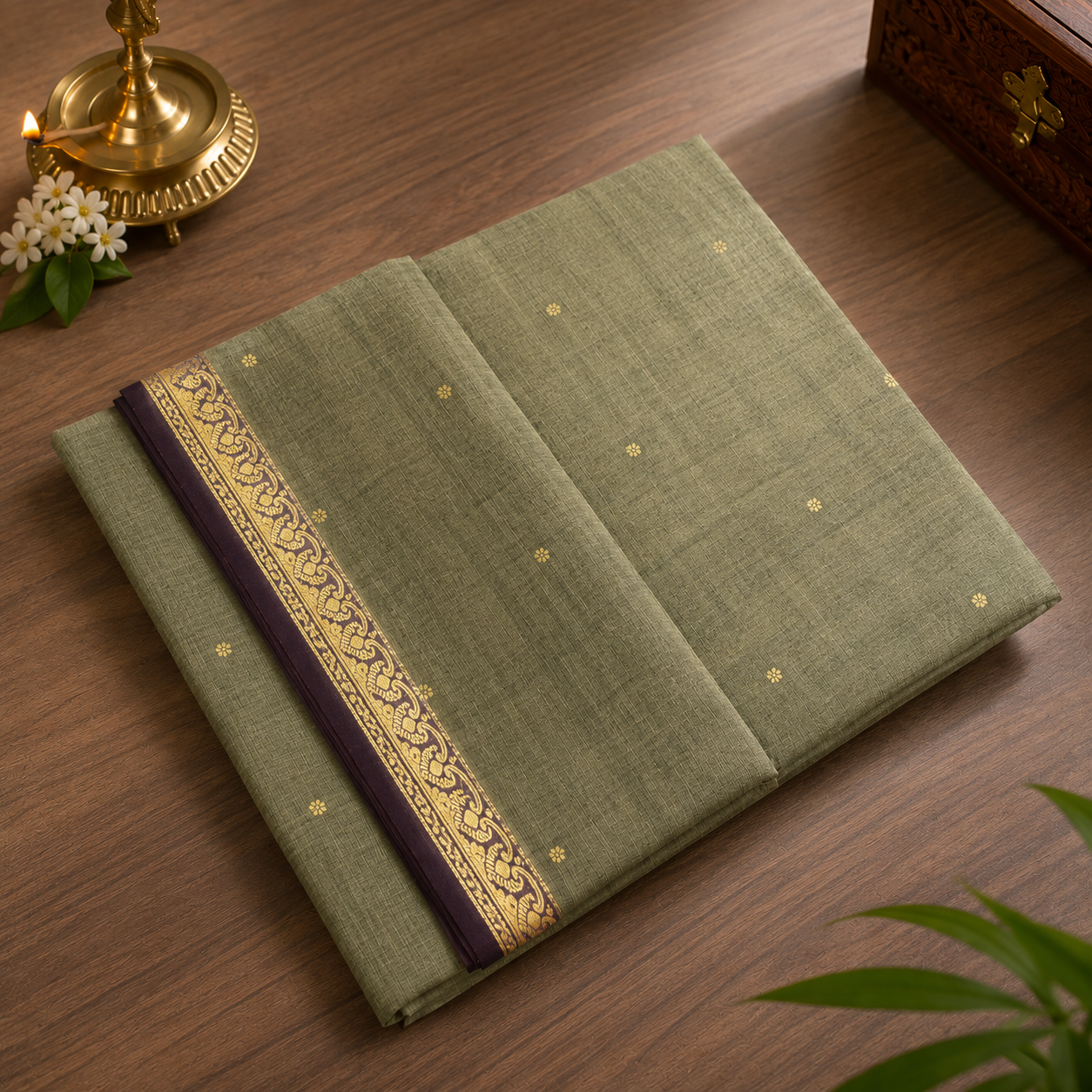 Vegan silk saree