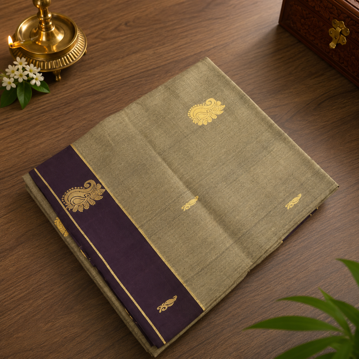 Vegan silk saree