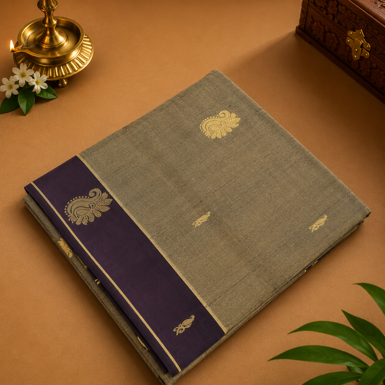 Vegan silk saree
