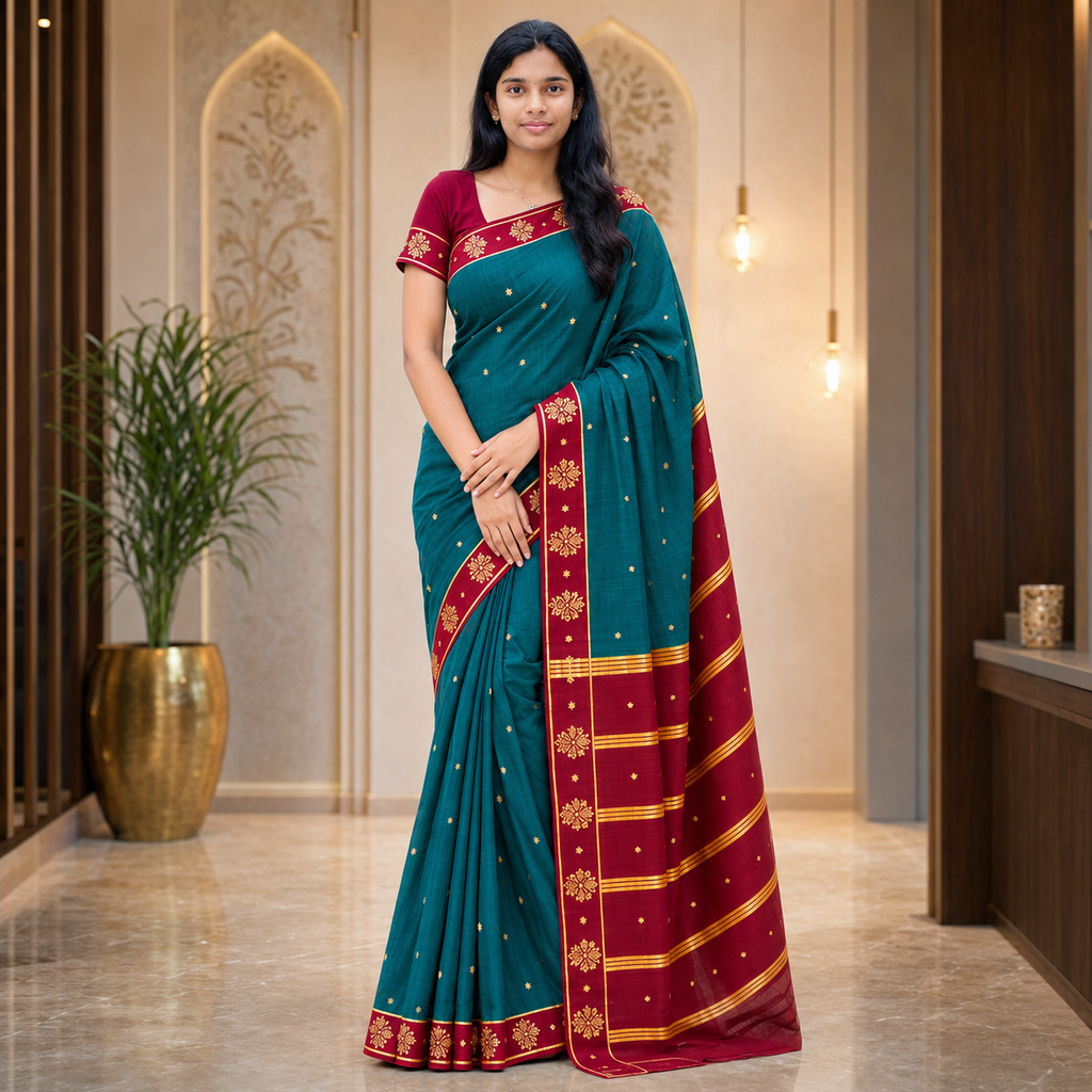 Vegan silk saree