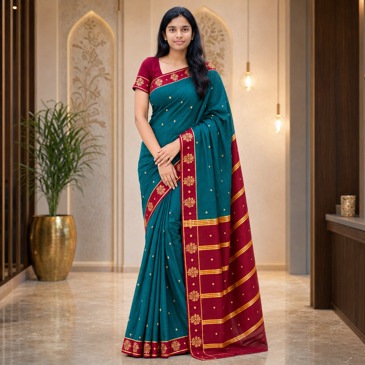 Vegan silk saree