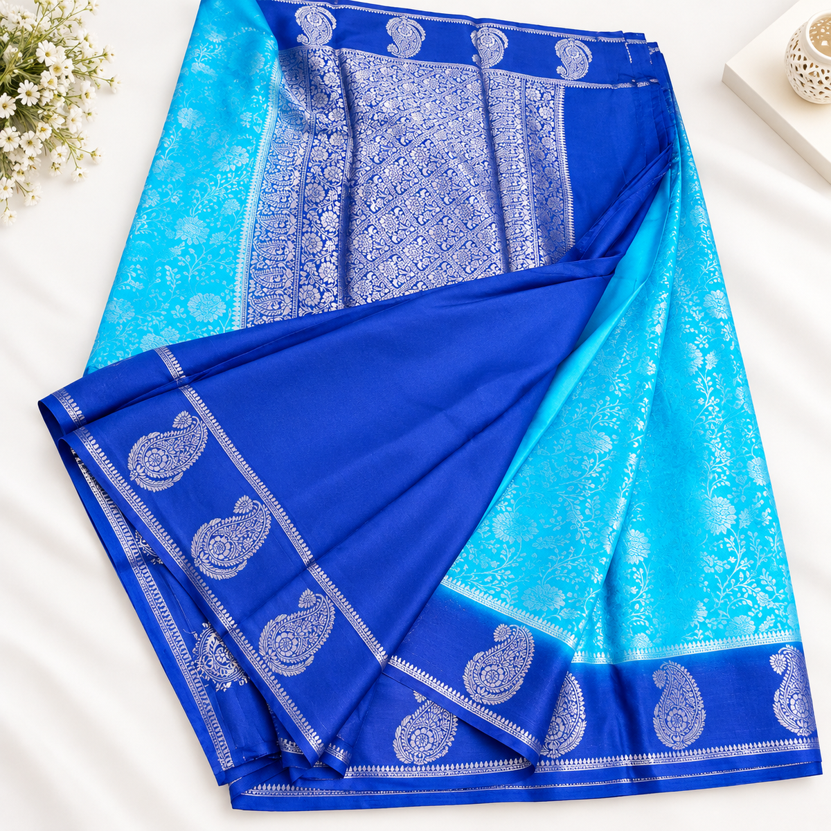 Mysore crape silk saree