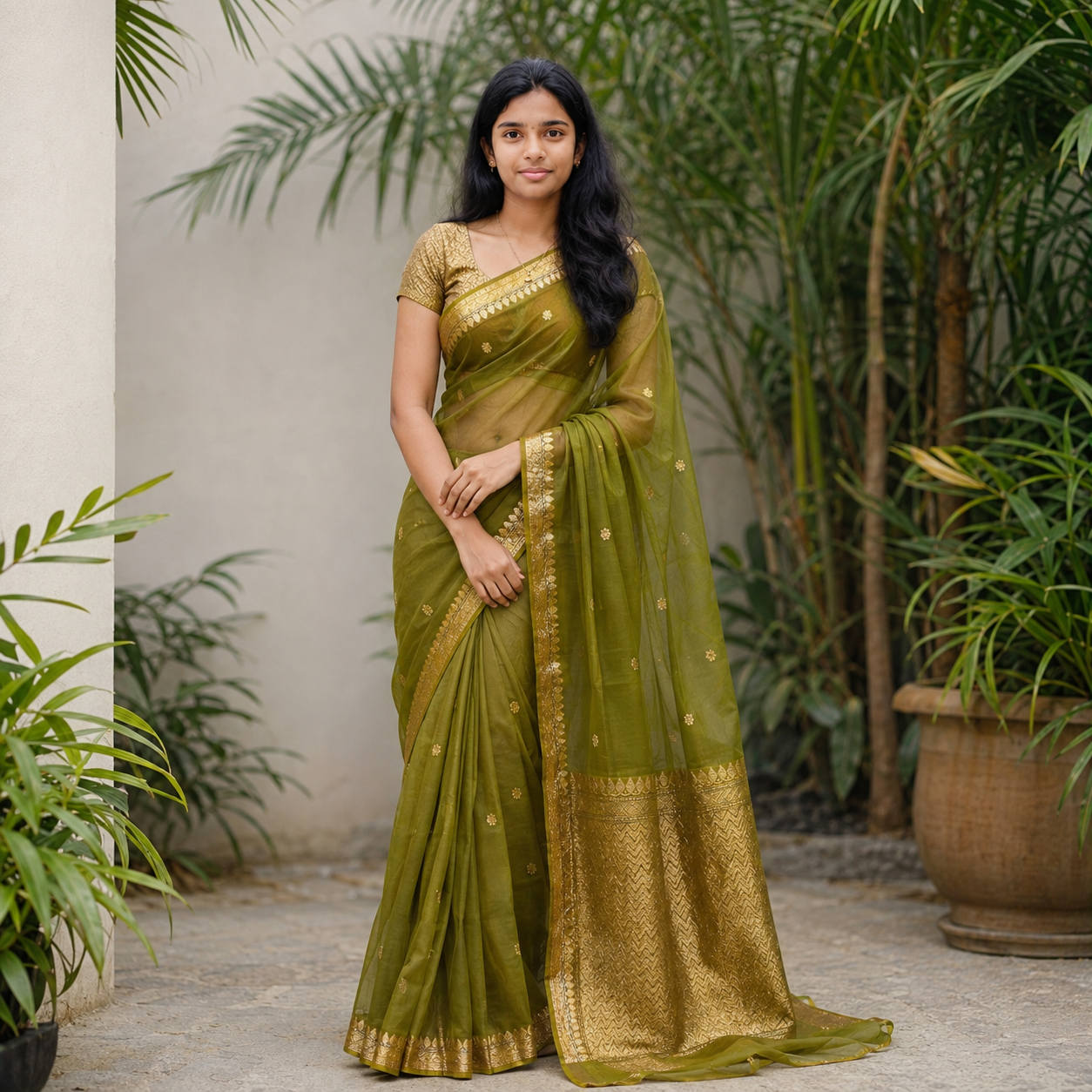 Kora silk saree