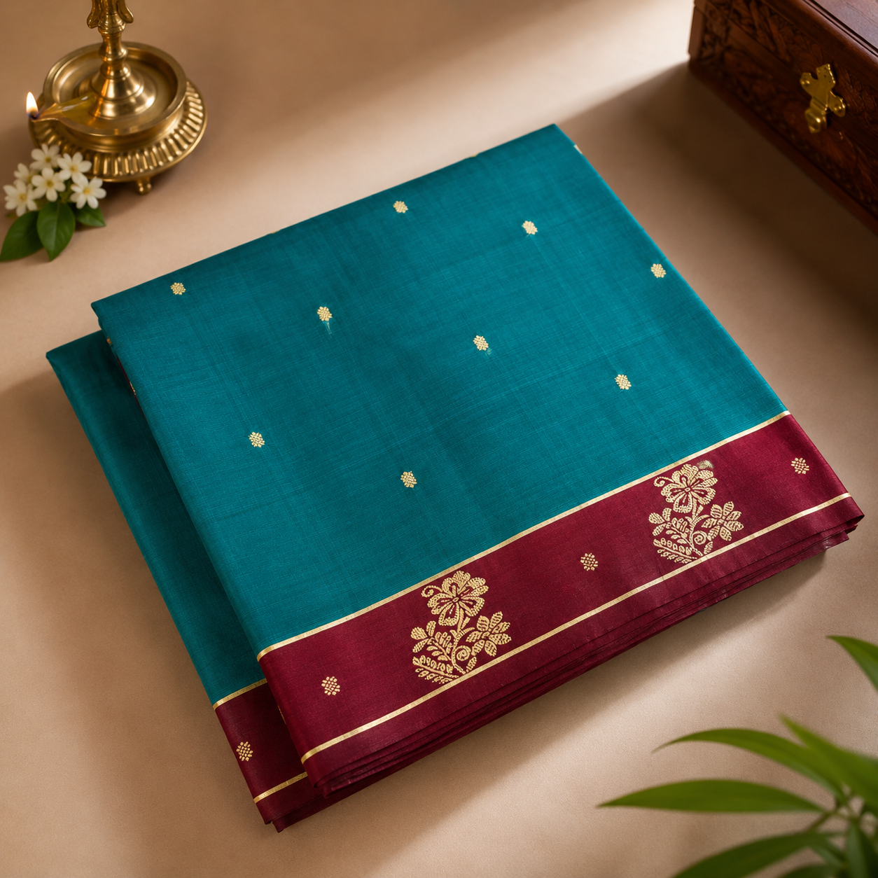Vegan silk saree