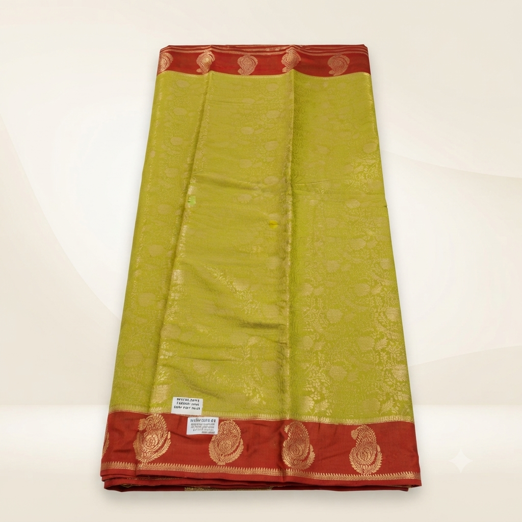 Mysore crape silk saree