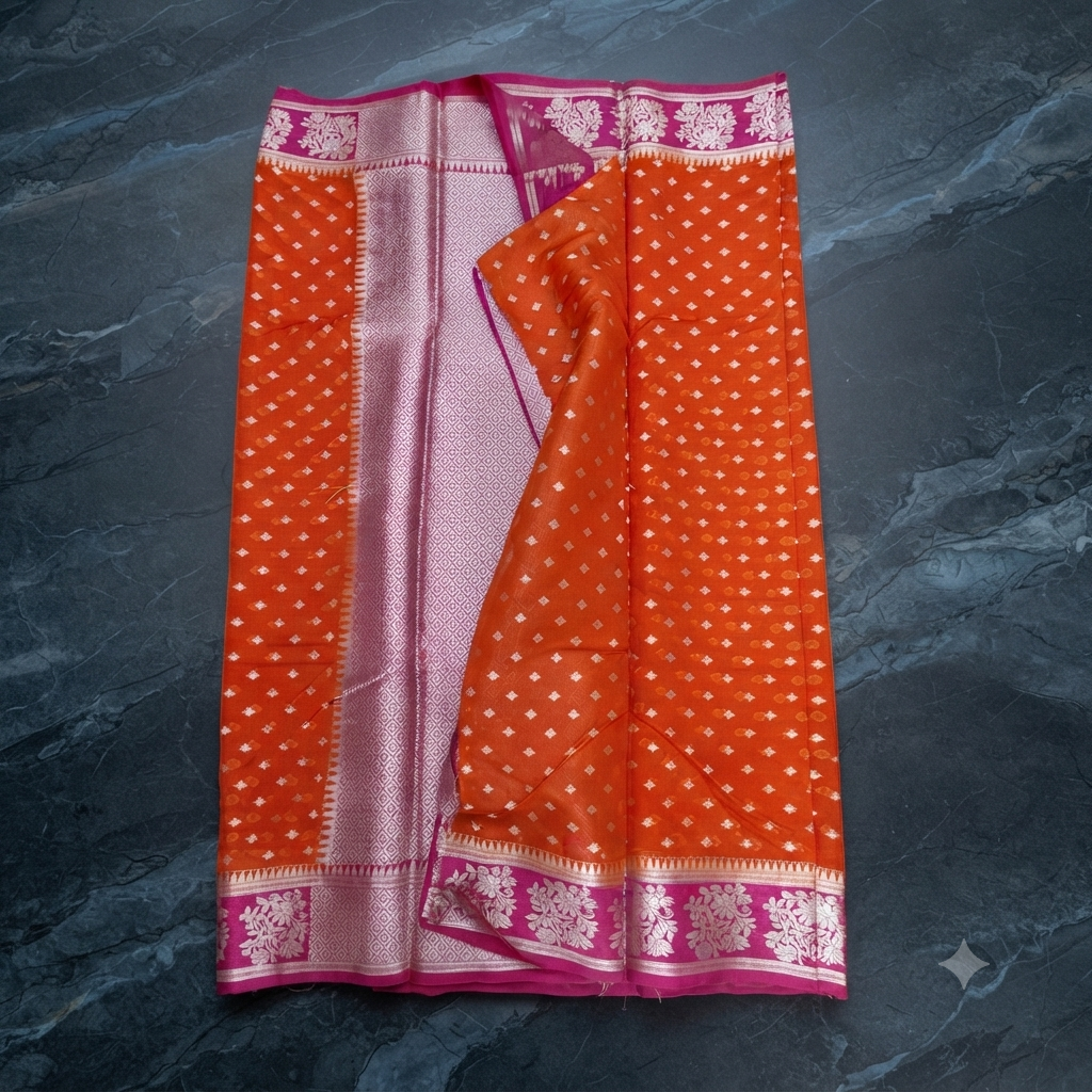 Banarasi crape georgette saree