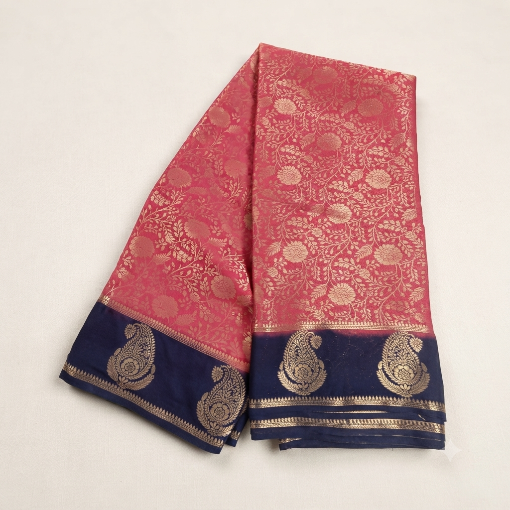 Mysore crape silk saree