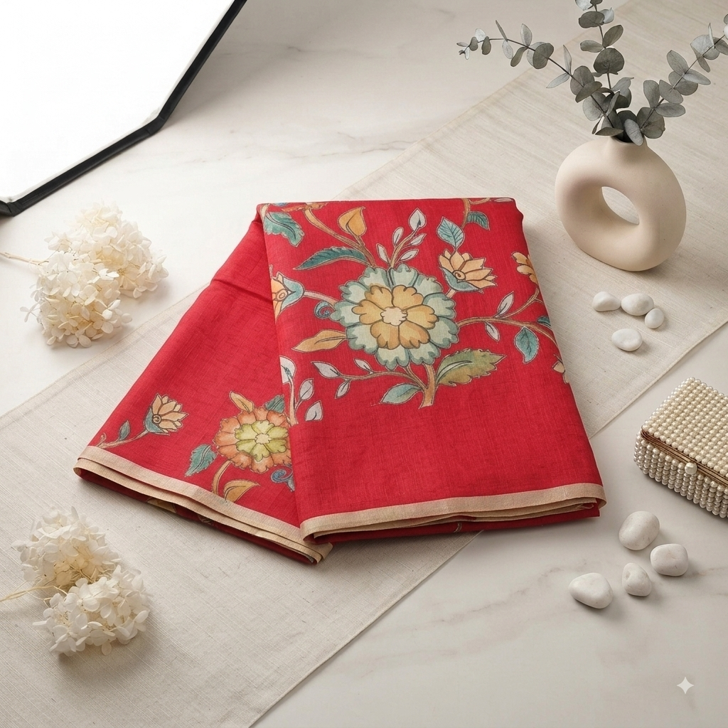 Kota applique work saree