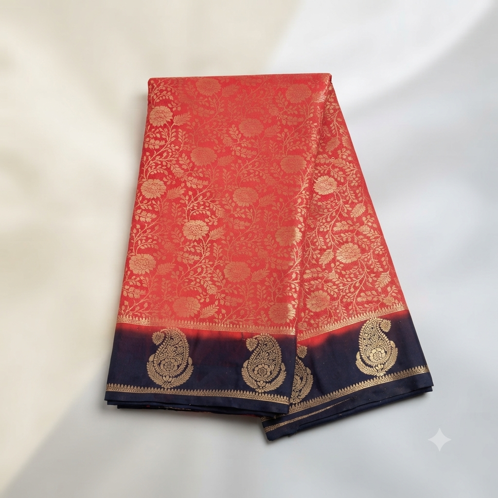 Mysore crape silk saree