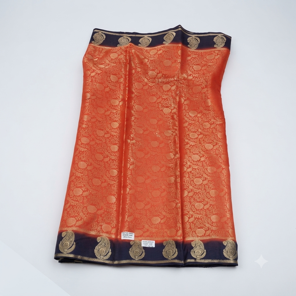 Mysore crape silk saree