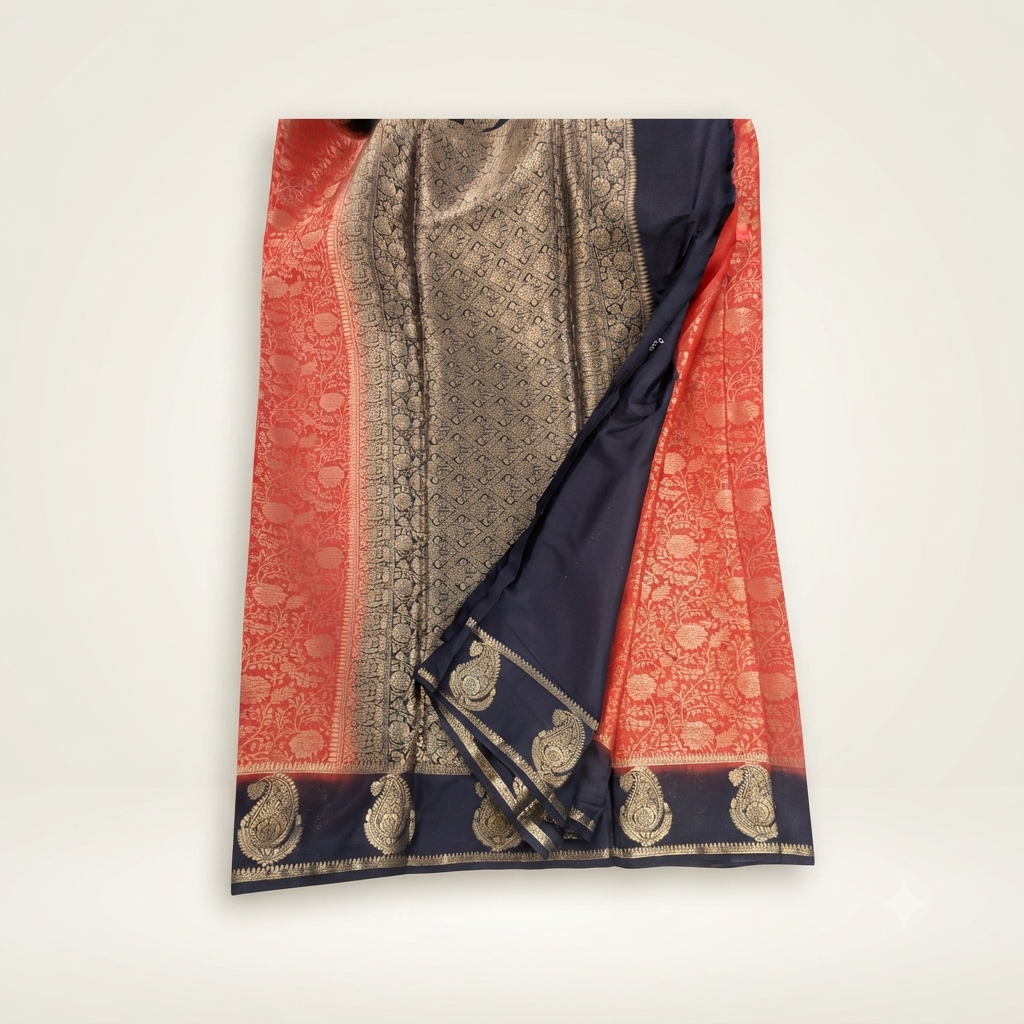 Mysore crape silk saree