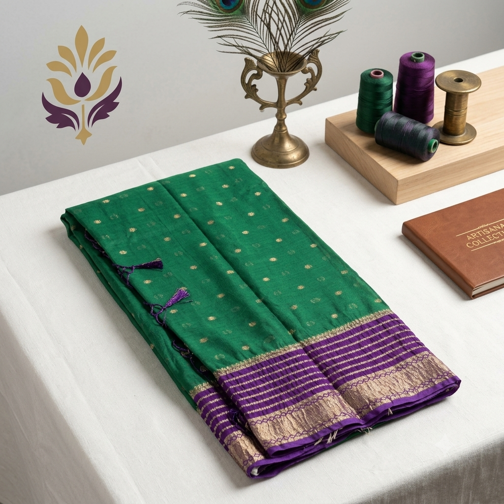 Banarasi saree MSF002 - Green