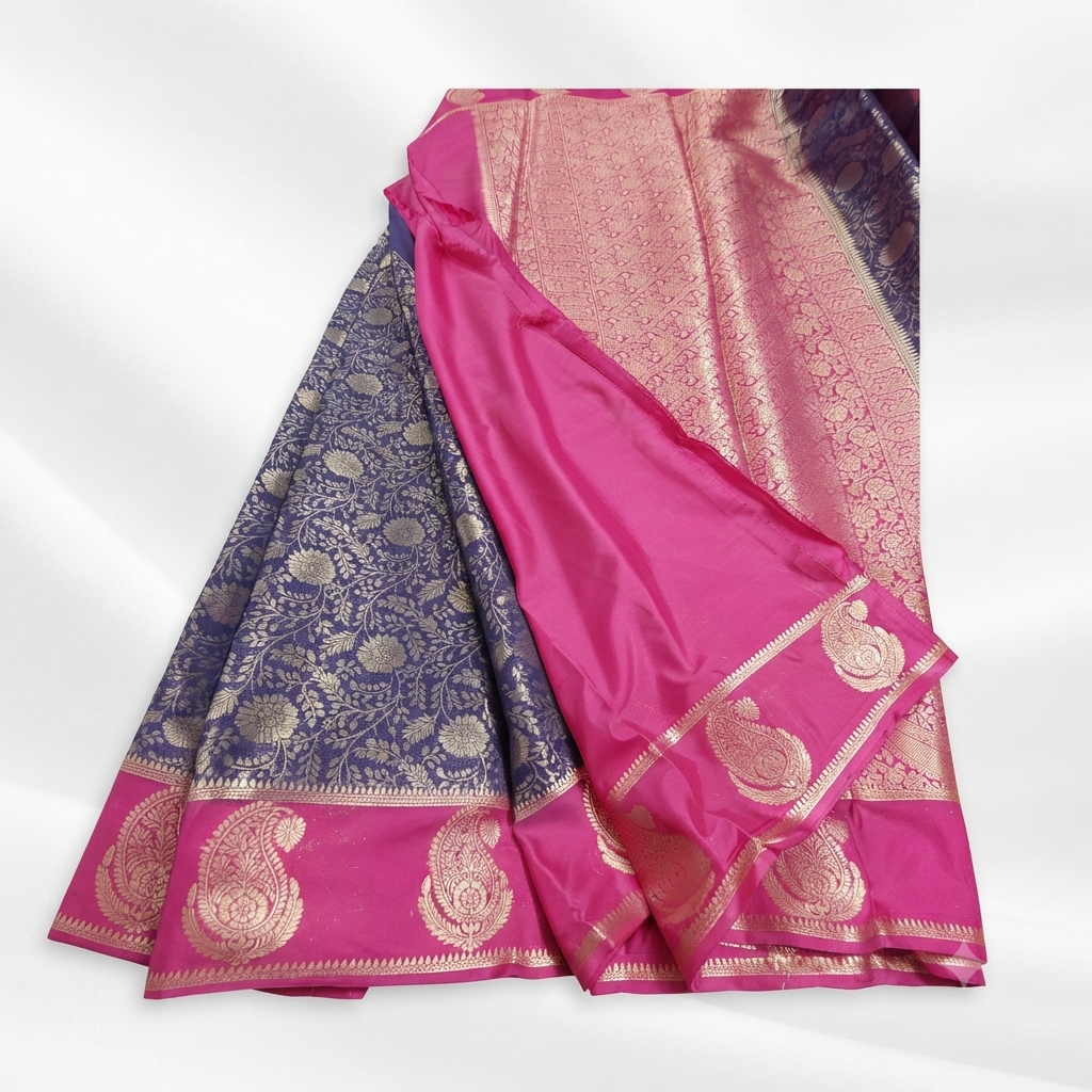 Mysore crape silk saree