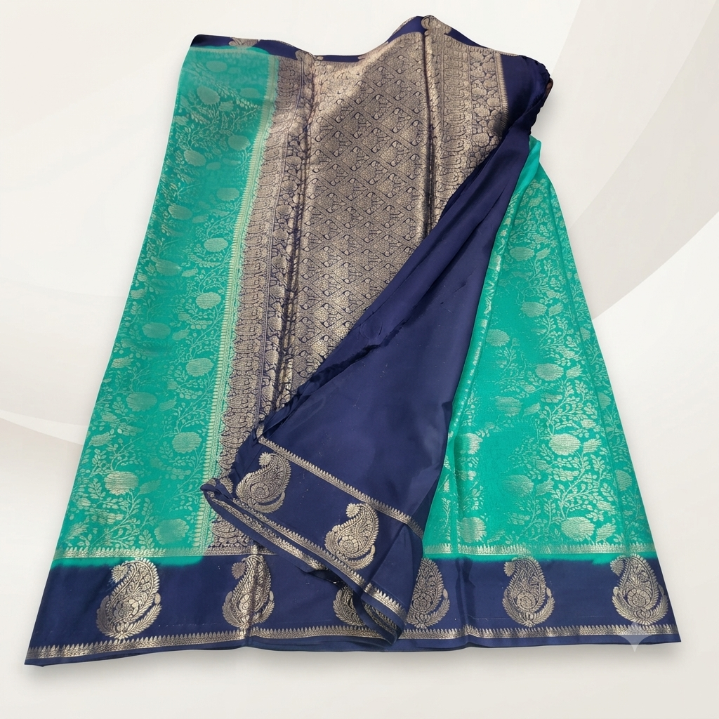 Mysore crape silk saree