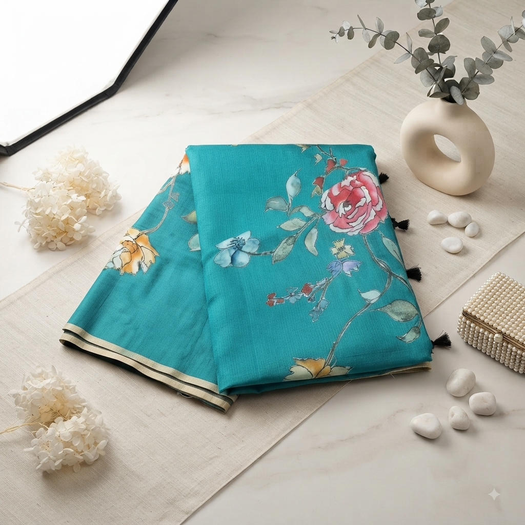 Kota applique work saree