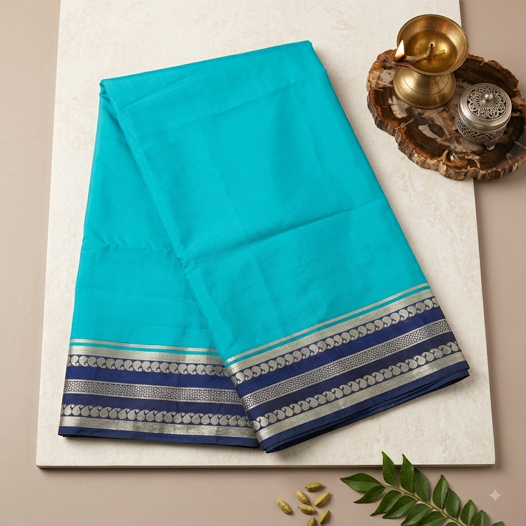 Mysore crape silk saree