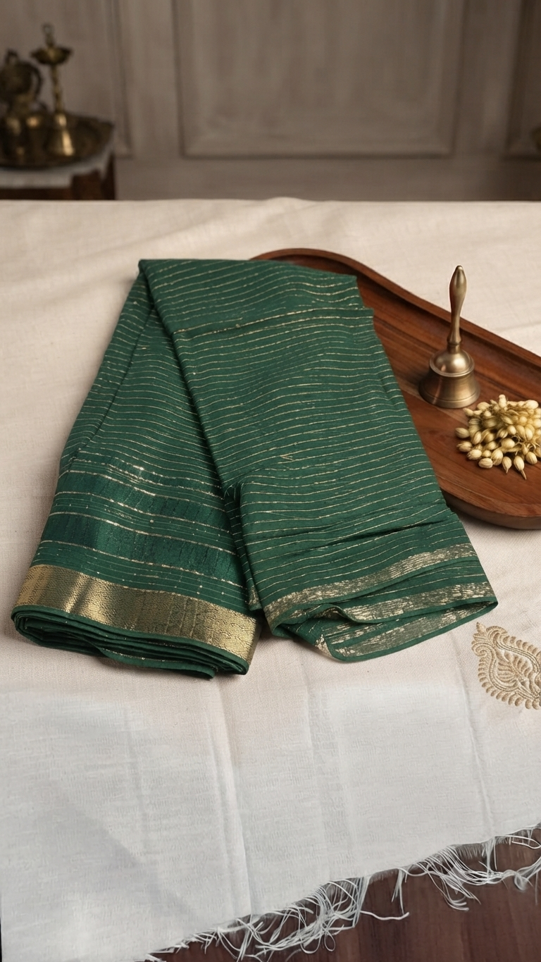 Viscose georgette saree