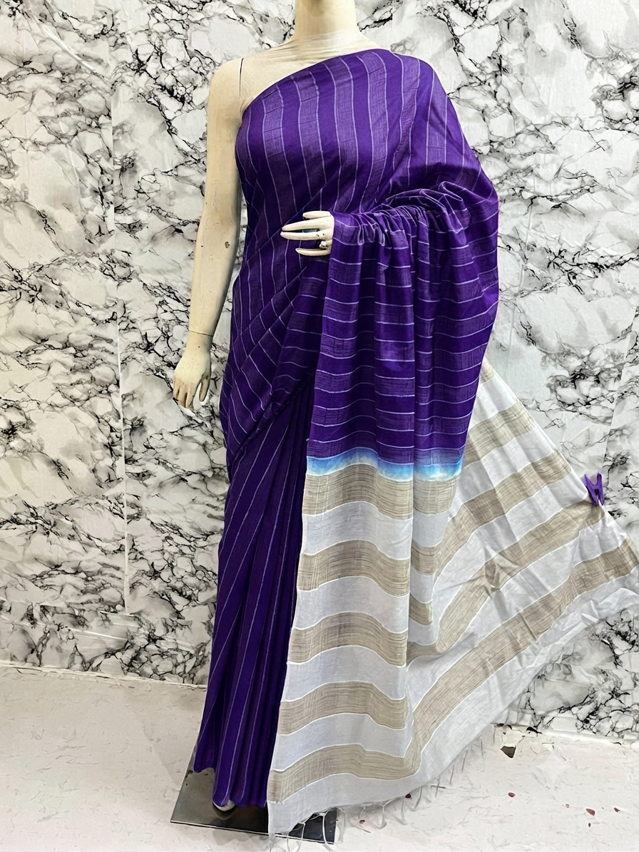 Tussar silk saree