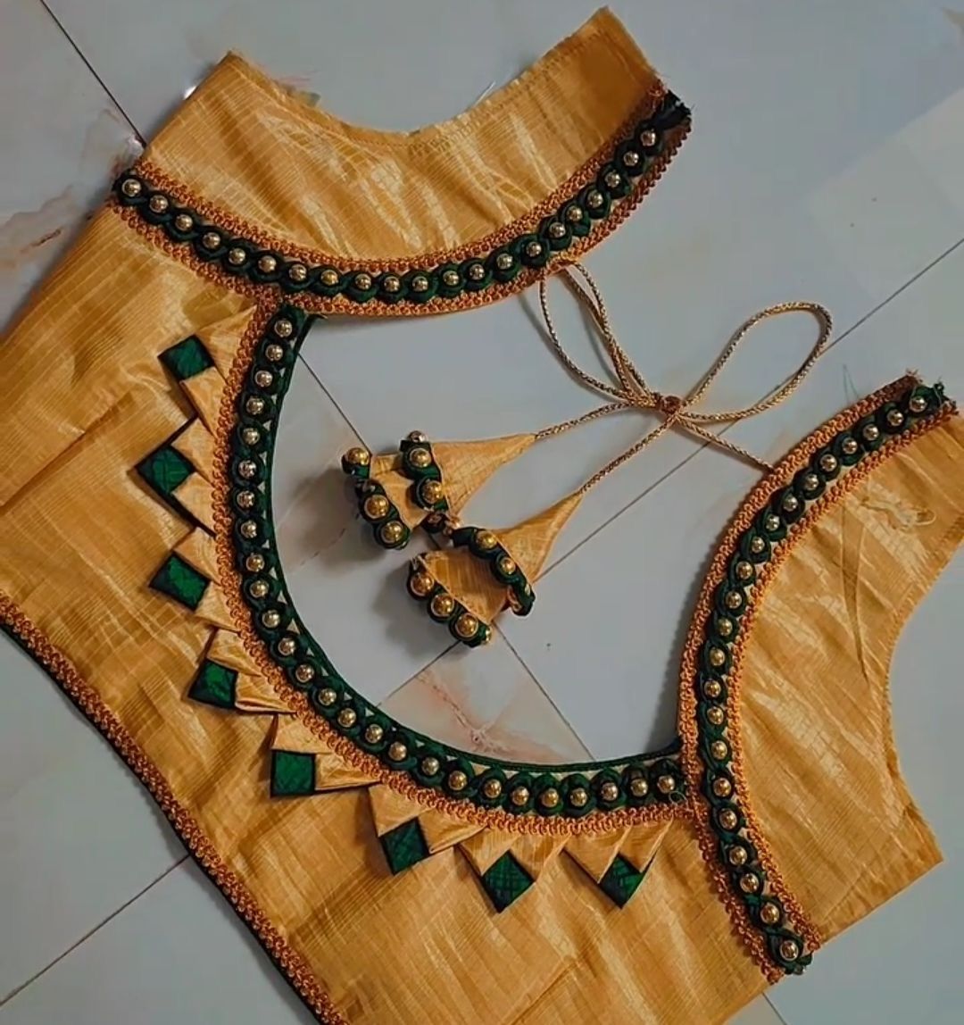 Luxury Blouse Stitching – Customize Neck Design