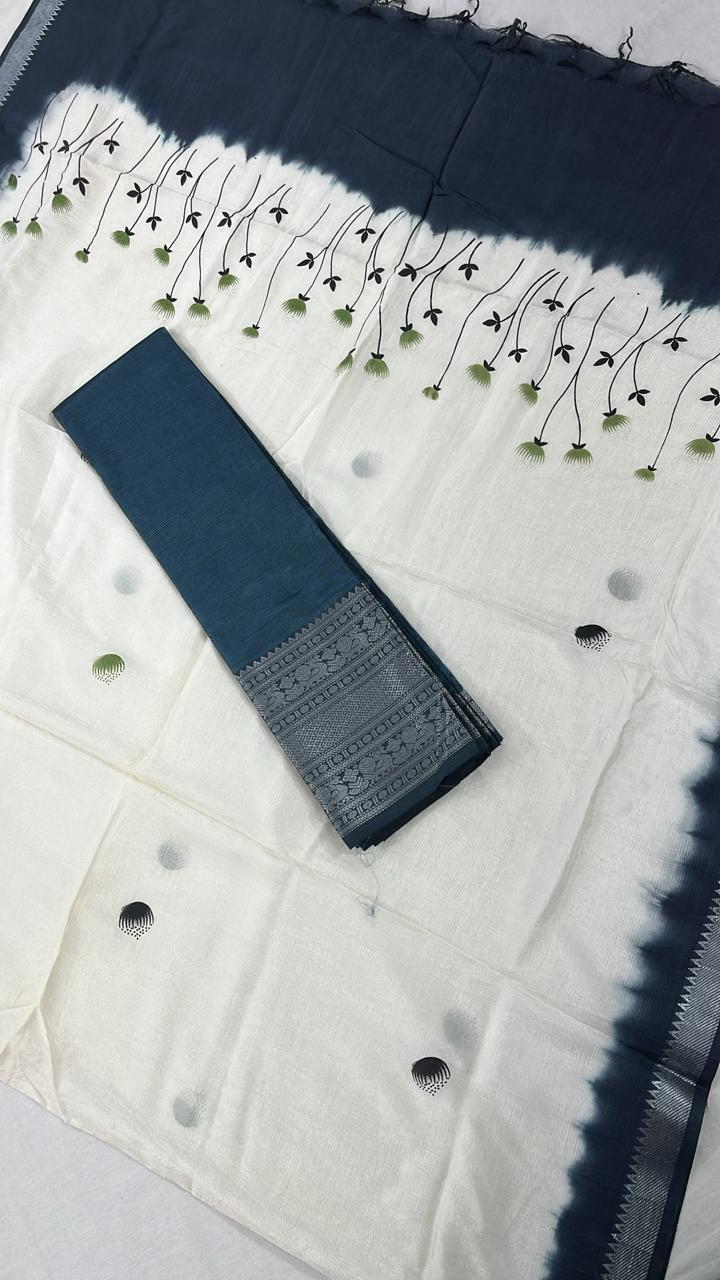 Mangalagiri Silk Unstiched Dress Material