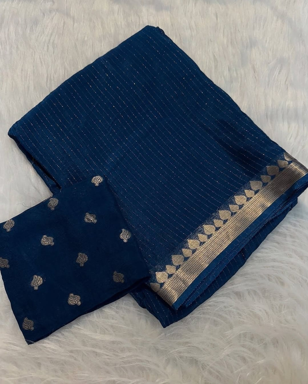 Pure Russian Georgette Saree