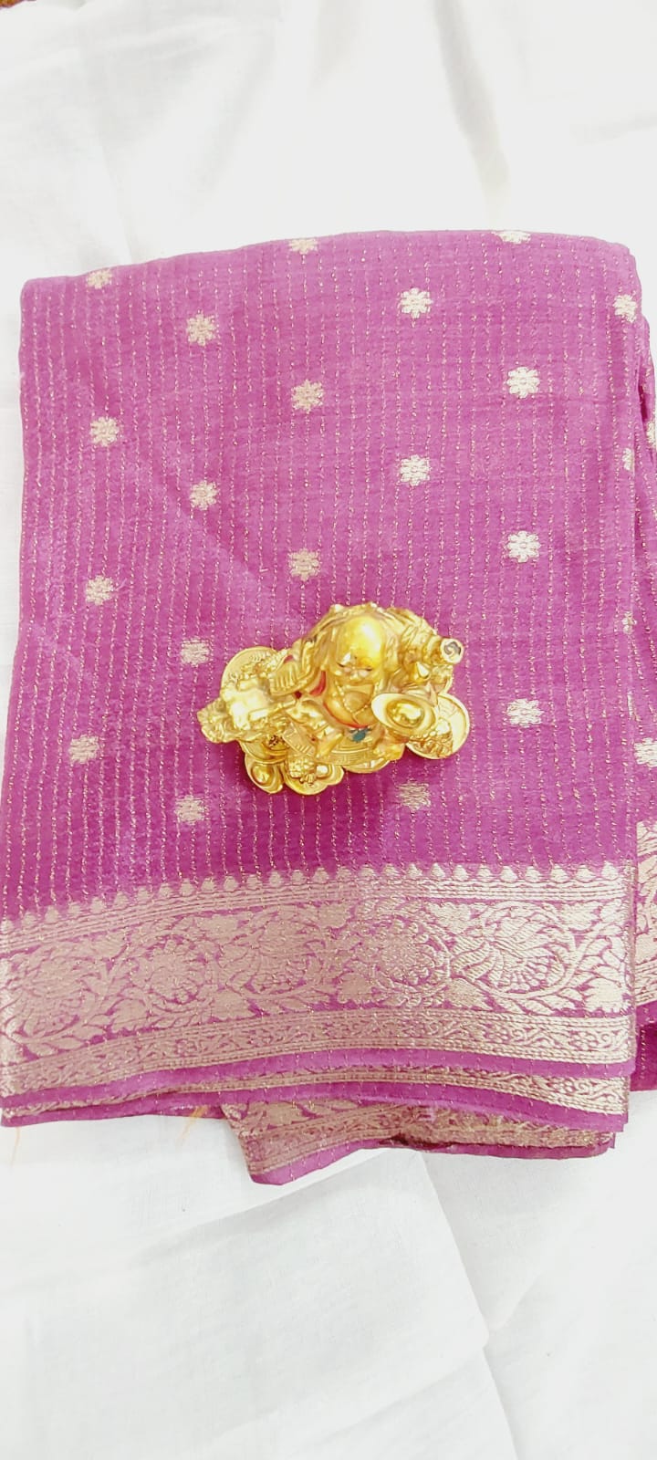 Pure Russian Georgette Saree