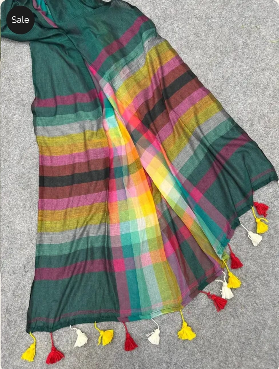 Khadi Cotton Sarees