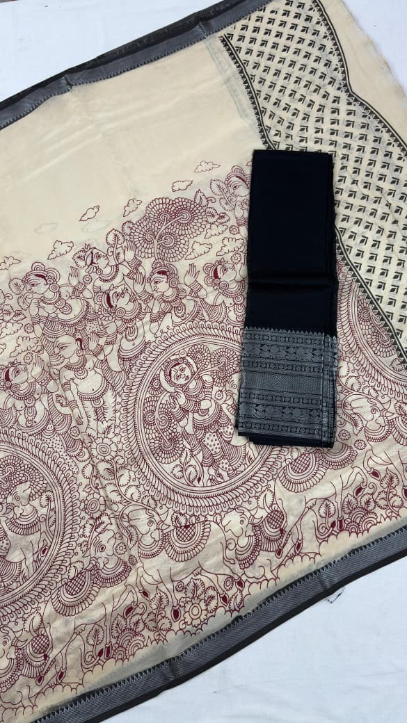Mangalagiri Pattu Unstitched Suits