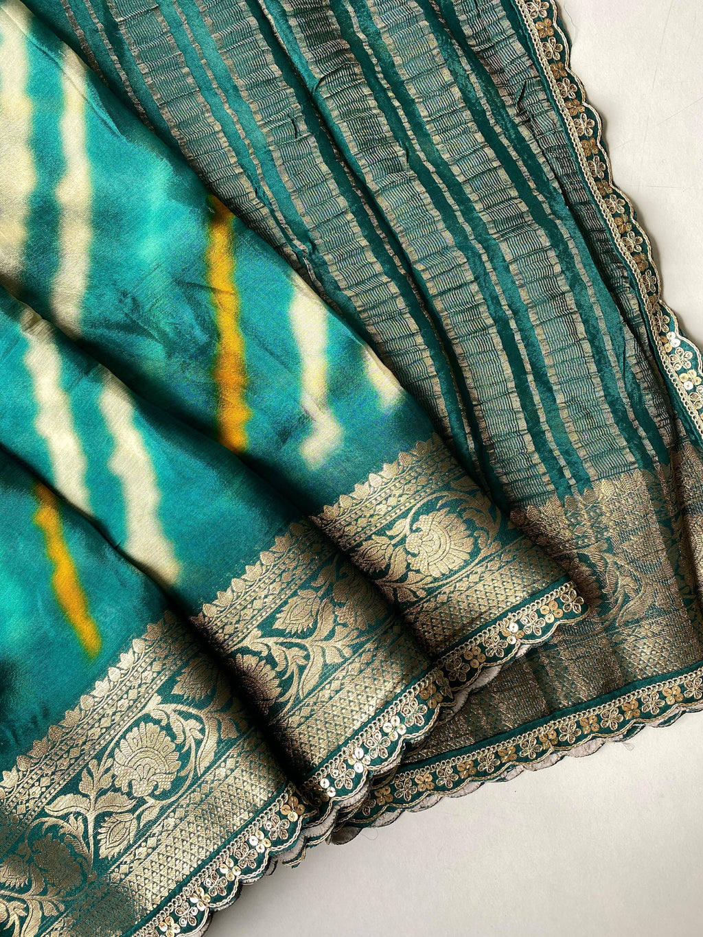 Pure Chinon Chiffon Sarees