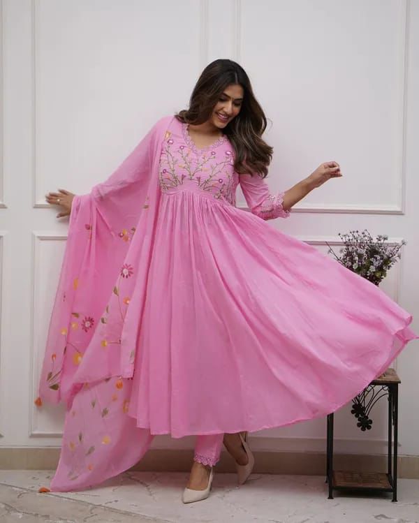 Jaipuri cotton 3pc suit