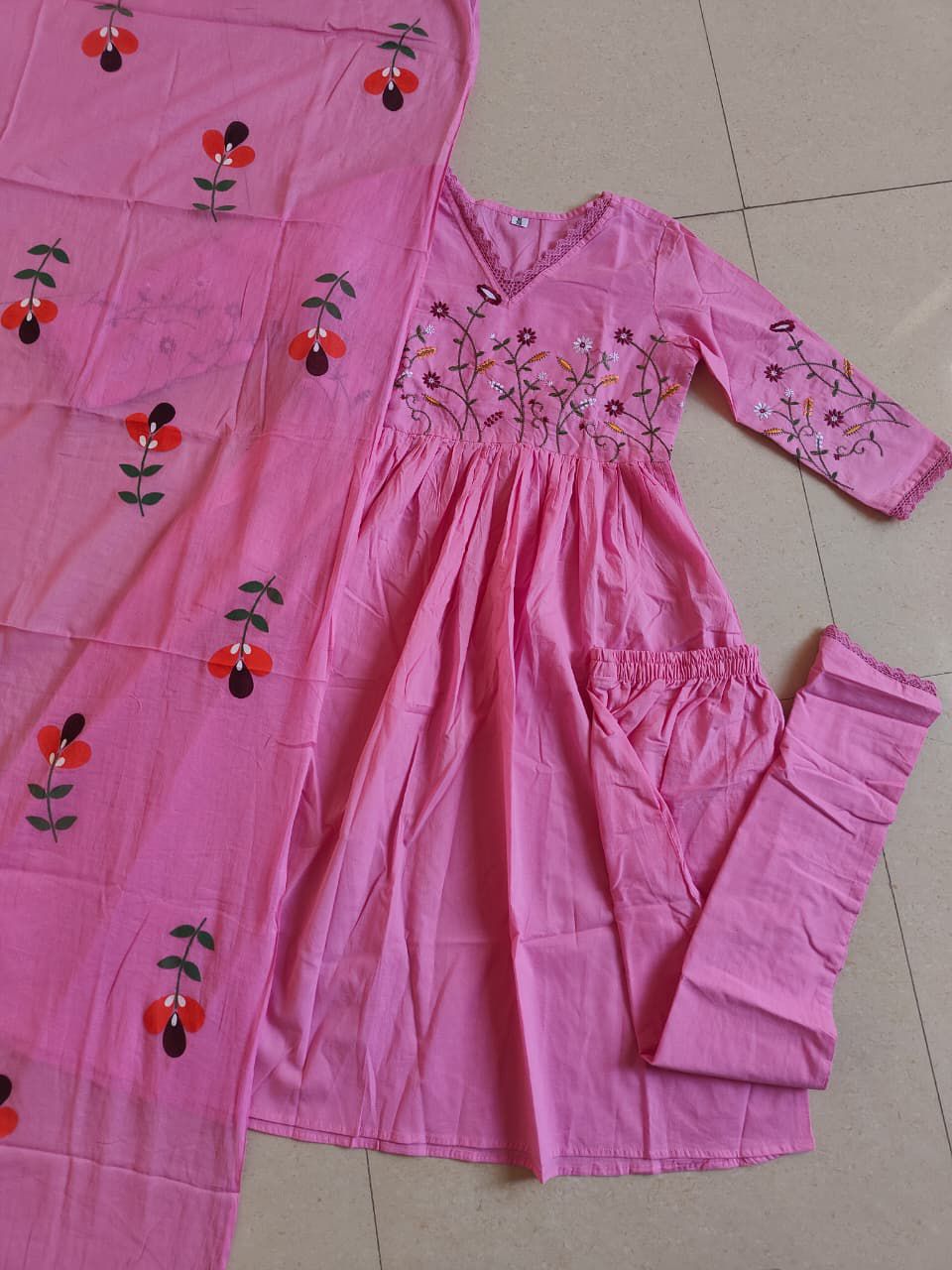 Pure jaipuri cotton readymade Suit
