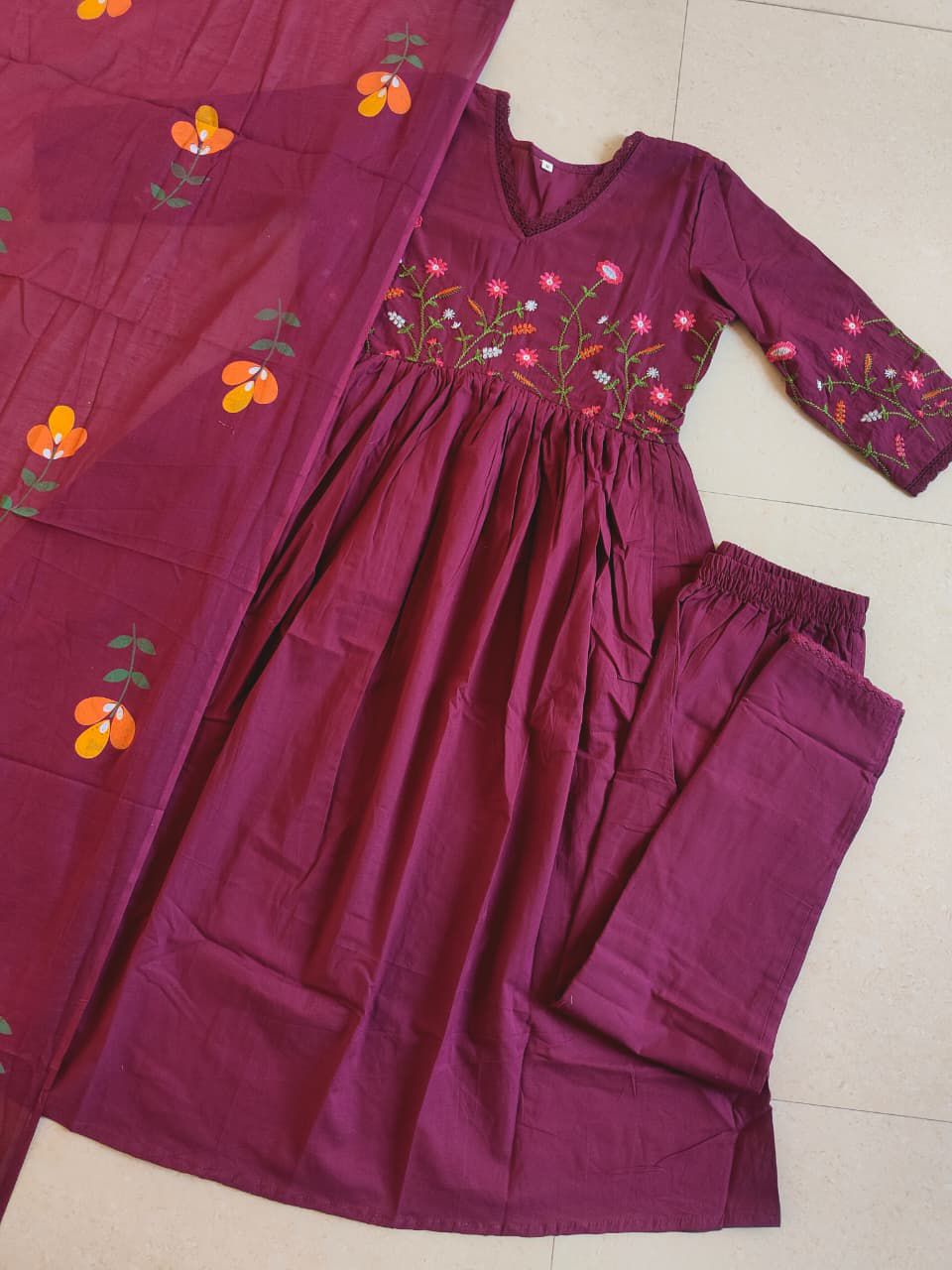 Pure Jaipuri cotton readymade Suit