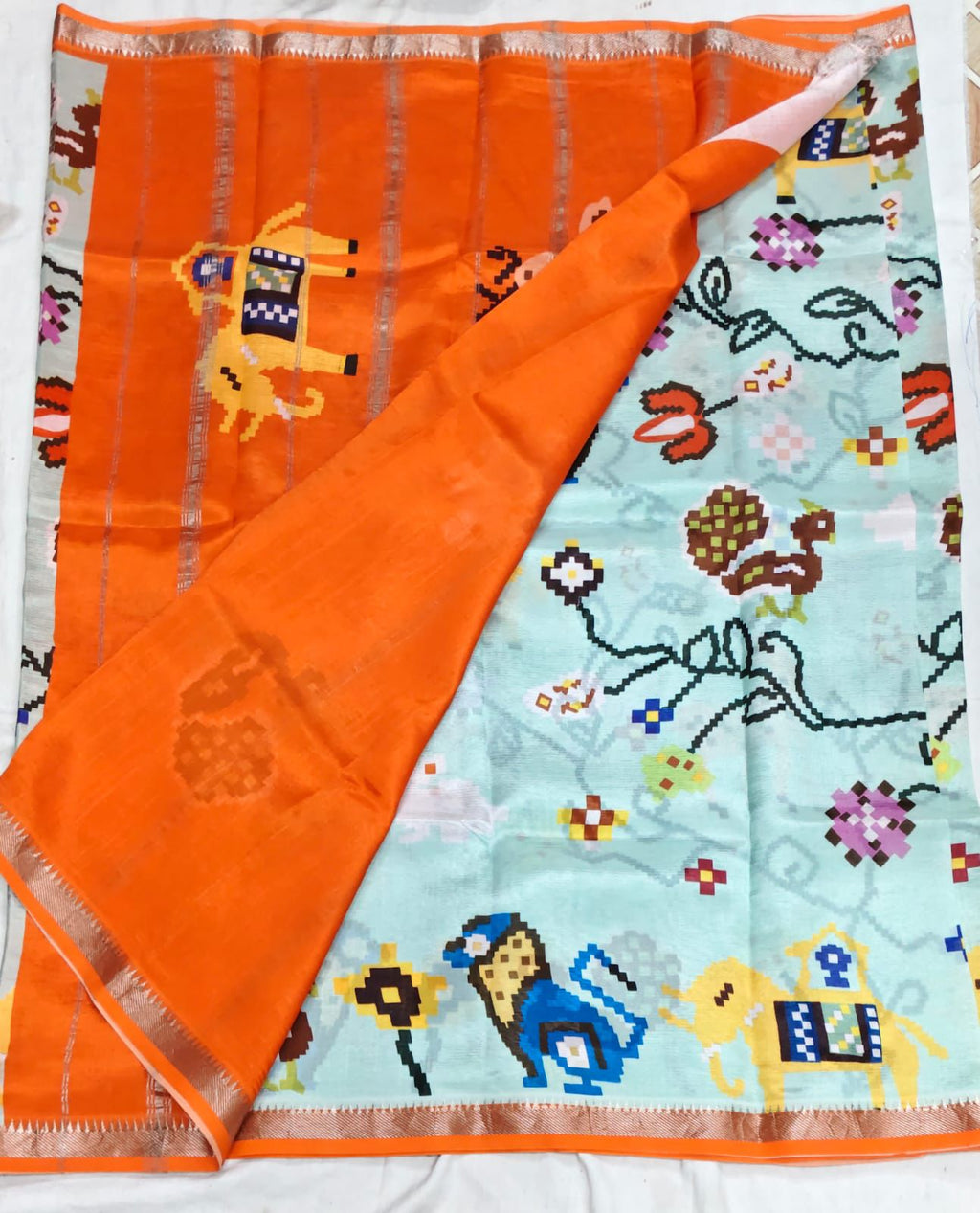 Mangalagiri silk saree
