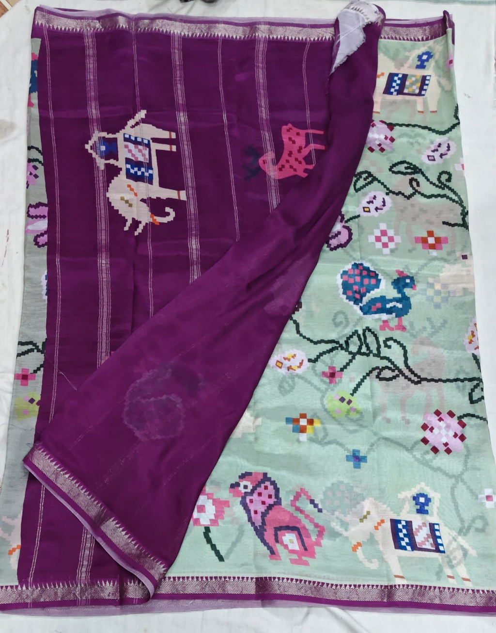 Mangalagiri silk saree