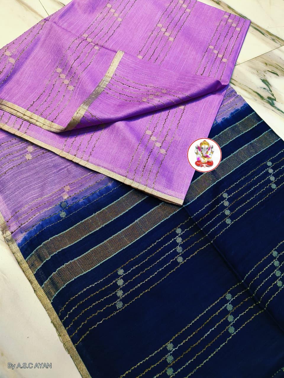 Tussar silk saree